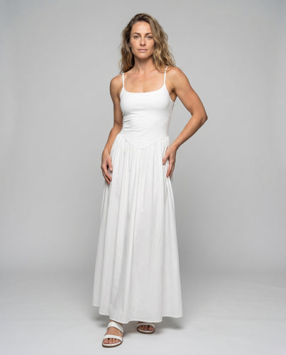 Damen Sommerliches Maxikleid mit elegantem A-Linien-Schnitt