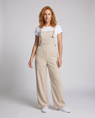 Damen Jumpsuit mit weitem Bein und verstellbaren Trägern