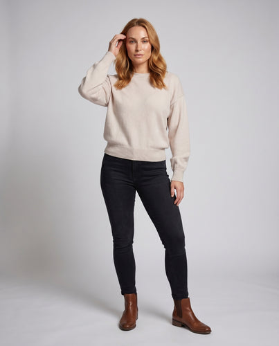 Damen lässiger Pullover mit weichem Material und modischem Schnitt