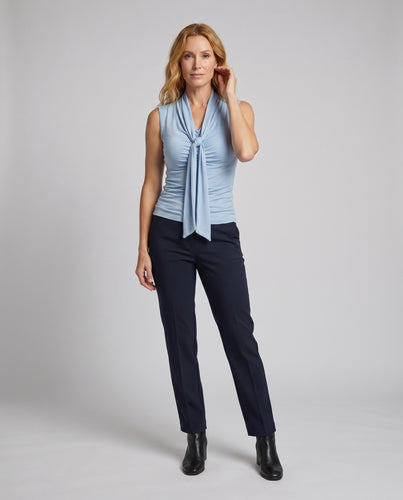 Damen modisches Top mit verspieltem Schleifen-Design