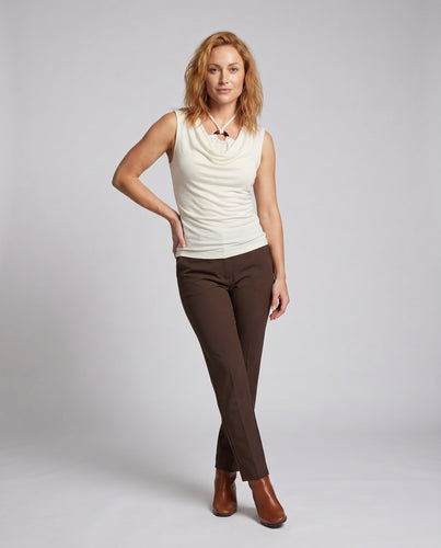 Damen Off-Shoulder Oberteil mit elegantem Drapierungsdesign