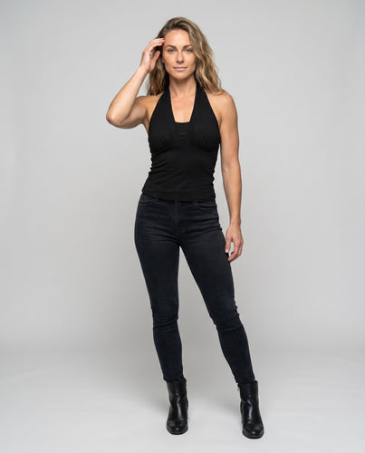Damen Rückenausschnitt Top mit eleganter Schnürung