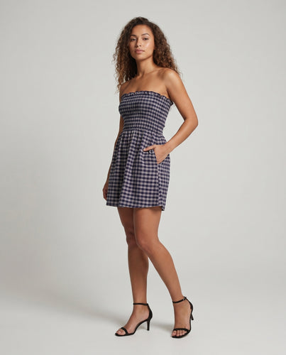 Damen Sommerkleid im klassischen Karo-Design
