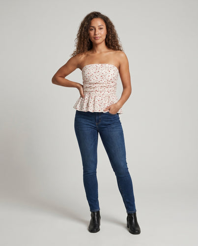 Damen Sommerliches Trägertop mit verspieltem Blumenmuster und lockerem Schnitt