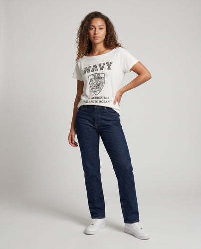Damen Trendiges T-Shirt mit lässigem Schnitt und kreativem Druck