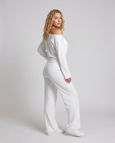 Damen Lässiges Lounge-Set mit weitem Schnitt und Kordelzug R&B