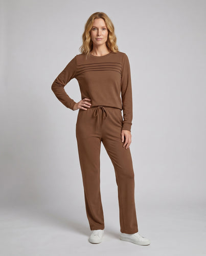 Damen Lässiges Sweat-Set mit weitem Schnitt und modischen Details R&B