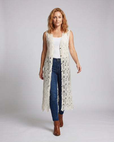 Damen gehäkelte Sommerjacke R&B