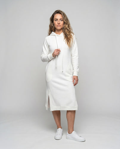 Damen Hoodie-Kleid mit praktischen Seitenschlitzen R&B