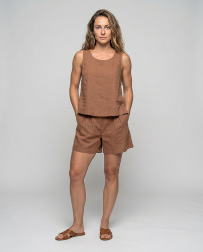 Damen Leichtes und modernes Oberteil mit Shorts R&B