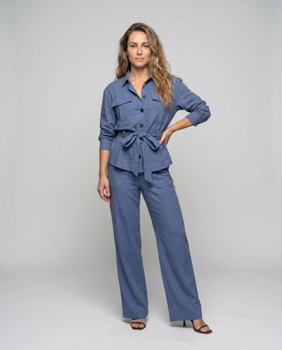 Damen Stylish und modisch geschnittenes Hosenanzug-Set R&B
