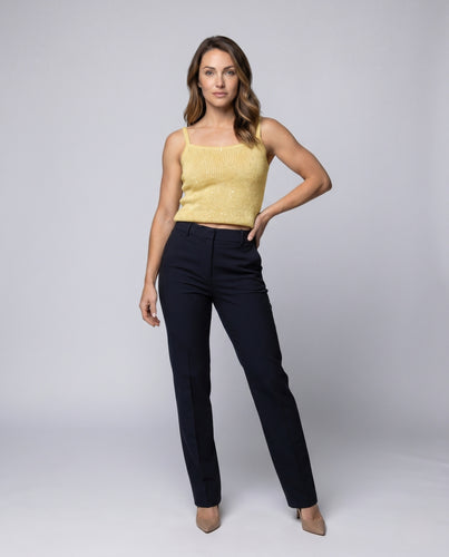 Damen hauteng geschnittenes Tanktop R&B