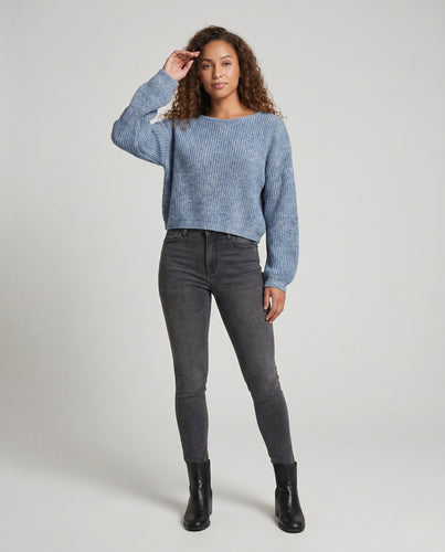 Damen lässiger Strickpullover R&B