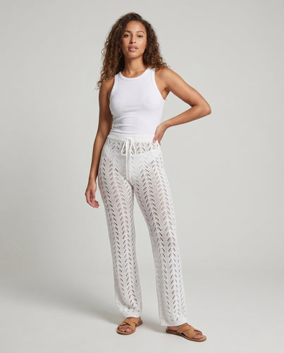 Damen luftige Strickhose R&B