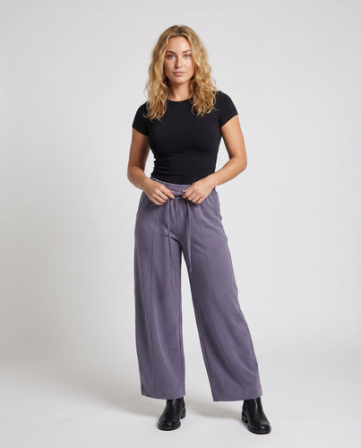 Damen nan Culotte-Sweathose mit hohem Rippbund, Kordelzug und ballonförmigen Beinen R&B