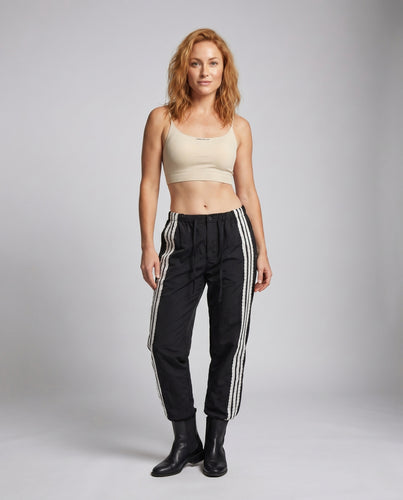 Damen nan nahtloses Komfort-Bustier mit integriertem Unterbrustband aus feinem Rippjersey R&B