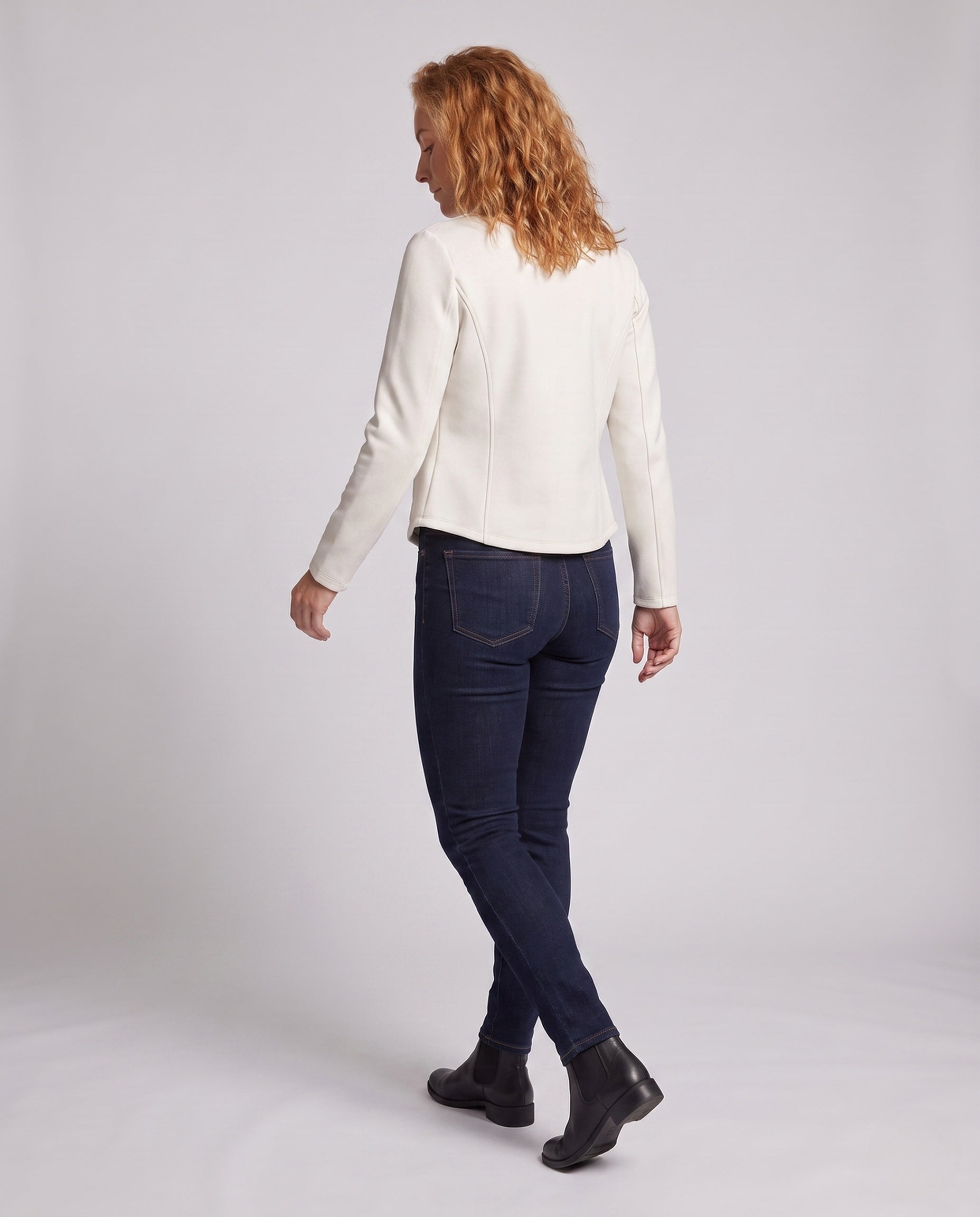 Damen Modische Fleecejacke mit peppigem Schnitt R&B