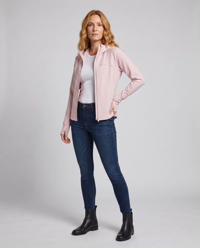 Damen Sportliche Funktionsjacke mit praktischer Kapuze R&B