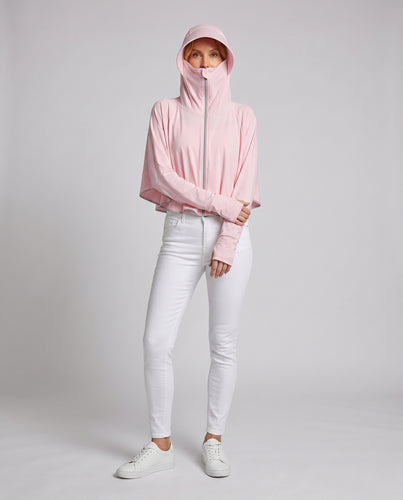 Damen Sportliche Kapuzenjacke R&B