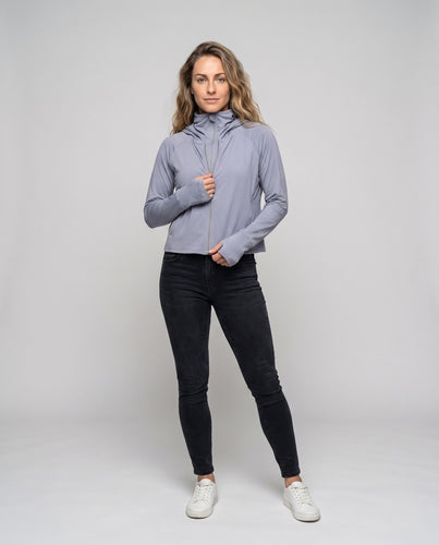 Damen UV-Schutz Jacke mit verstellbarem Hut R&B