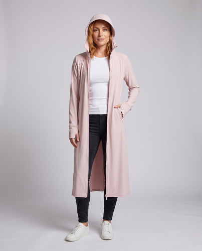Damen UV-Schutz Kleid mit integrierter Gesichtsmaske R&B