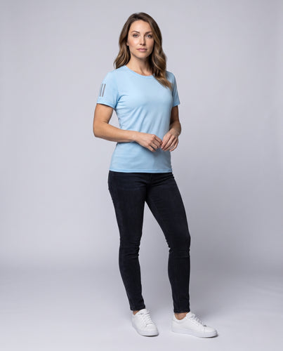 Damen atmungsaktives Sport-T-Shirt mit reflektierenden Details R&B