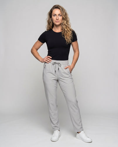 Damen Freizeithose mit elastischem Bund und praktischen Seitentaschen R&B