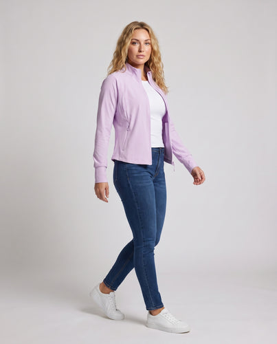 Damen funktionale Sportjacke mit atmungsaktiven Einsätzen R&B