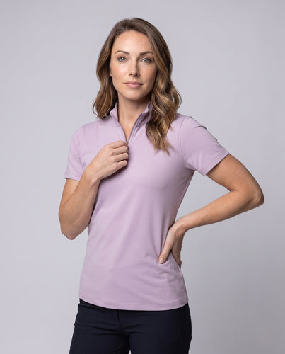 Damen Kurzarm Funktionsshirt mit innovativem Reißverschluss R&B