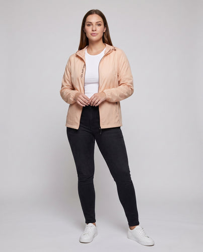 Damen leichte UV-Schutz Jacke mit verstellbarem Kapuzendesign R&B