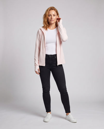 Damen sportliche Funktionsjacke mit innovativem Kapuzendesign und UV-Schutz R&B