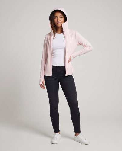 Damen sportliche Laufjacke mit reflektierenden Details R&B