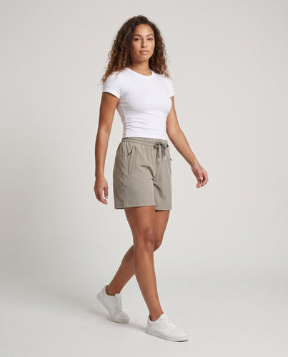 Damen Sportliche Shorts mit funktionalen Reißverschlusstaschen R&B