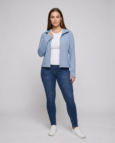 Damen technische Freizeitjacke mit innovativem Kapuzendesign R&B