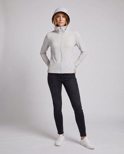 Damen technische Outdoor-Jacke mit 3-in-1 Kapuzensystem R&B
