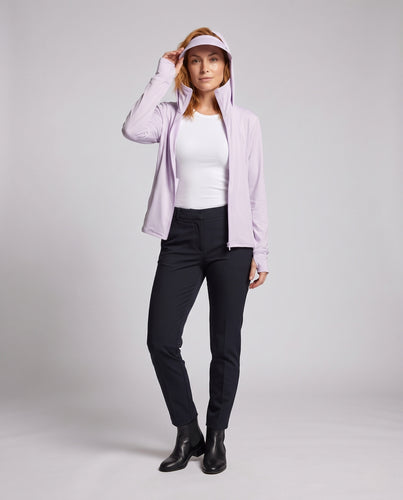 Damen technische Sonnenschutzjacke mit innovativem Kapuzendesign R&B