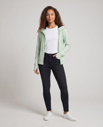 Damen ultraleichte Laufjacke mit atmungsaktivem Netzfutter R&B