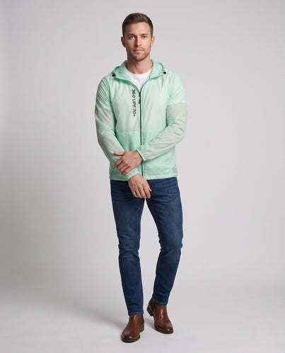 Damen winddichte Kapuzenjacke mit UV-Schutz R&B