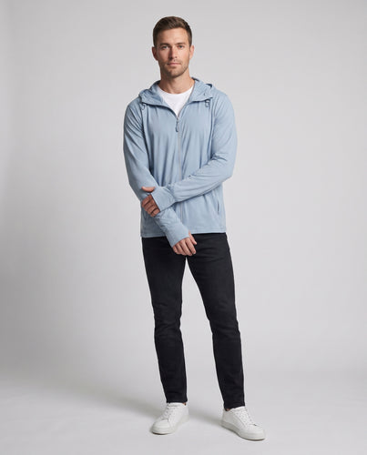 Herren Funktionsjacke mit atmungsaktivem Material und praktischem Kapuzendesign R&B