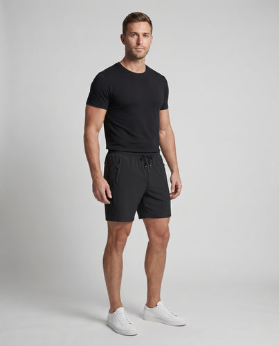 Herren Sportliche Freizeitshorts mit elastischem Bund und praktischem Taschendesign R&B