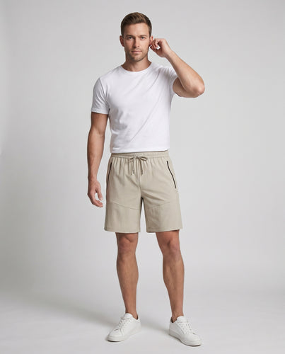 Herren Sportliche Funktionsshorts mit praktischen Reißverschlusstaschen R&B