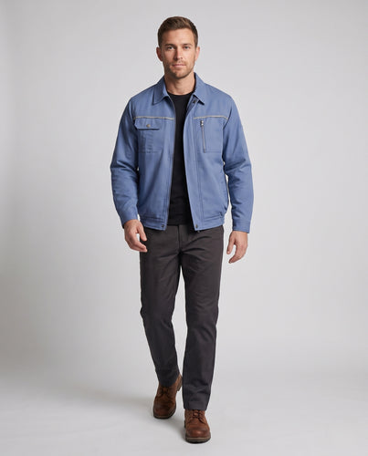 Herren nan funktionale Ventilationsjacke mit seitlichen Lüftereinsätzen, USB-Anschluss und multifunktionalen Taschen R&B