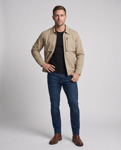 Herren nan leichte Arbeitskühljacke mit dualen Lüftereinsätzen, Powerbankfach und wasserabweisendem Material R&B