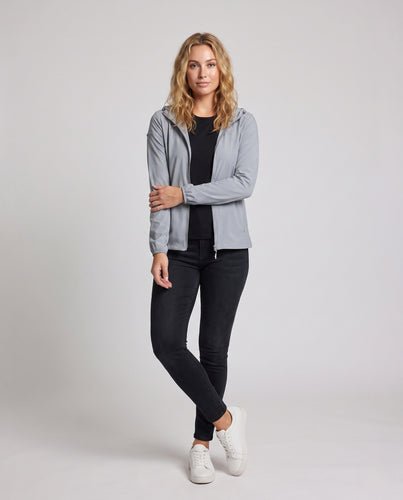 Damen Atmungsaktive Kapuzenjacke R&B