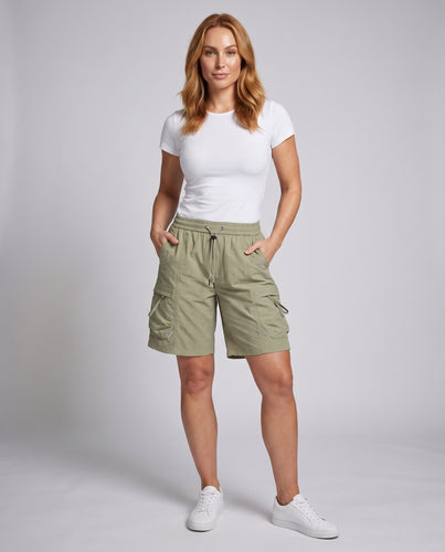Damen Cargo-Shorts mit praktischen Seitentaschen R&B