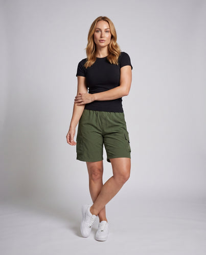 Damen Cargo-Shorts mit praktischen Seitentaschen R&B