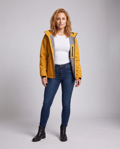 Damen funktionale Wetterjacke R&B