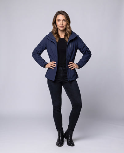 Damen hoch funktionale Wetterschutzjacke R&B
