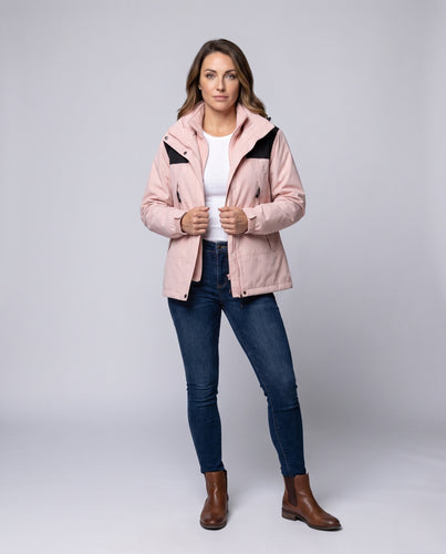 Damen hybride Funktionsjacke mit isolierendem Innenfutter R&B