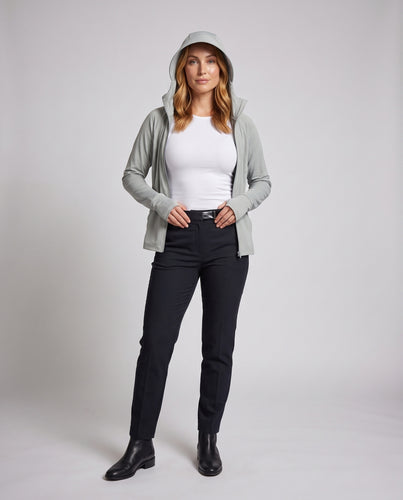 Damen leichte Sportjacke mit bequemer Kapuze R&B